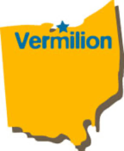 small map Vermilion Ohio location