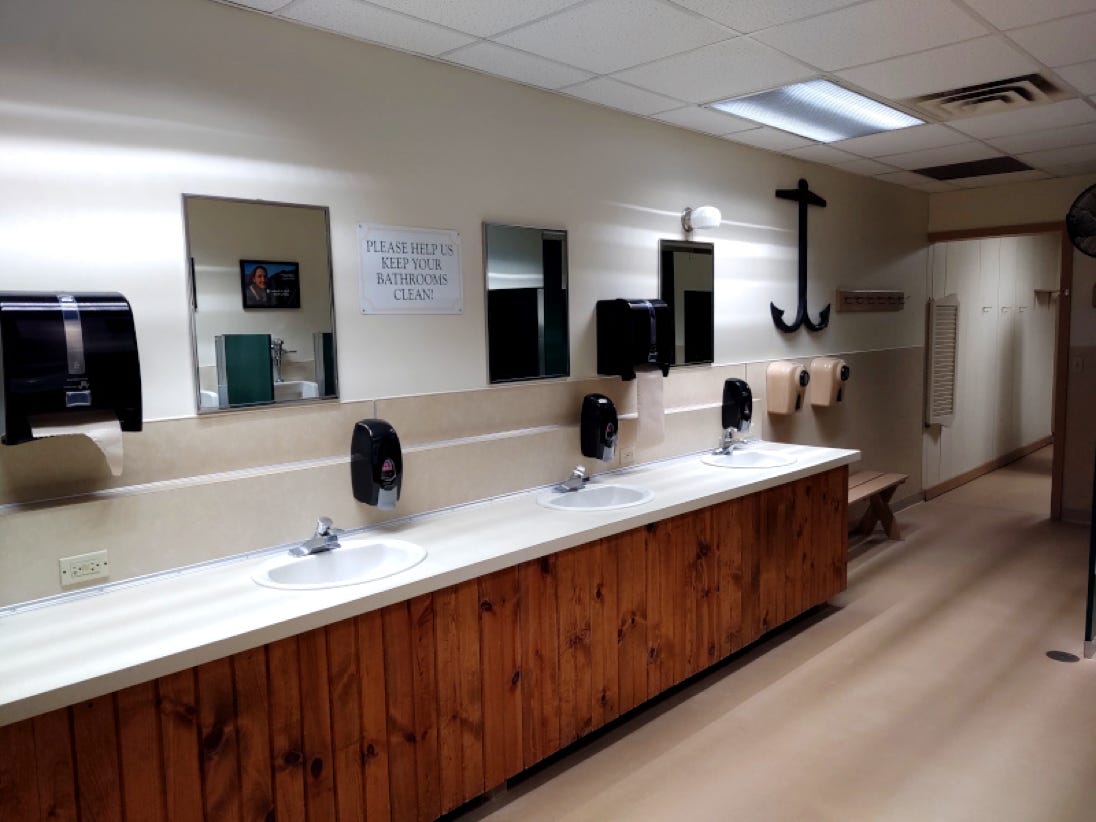 Romps Marina Clean Restrooms